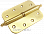 Петля стальная скругленная MS-C 100X70X2.5 SG L мат.золото