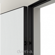 Скрытые двери Invisible, кромка ALU Black, 42 мм