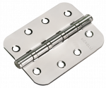 Петля стальная скругленная универсальная MS-C 100X70X2.5-4BB SN бел.никель