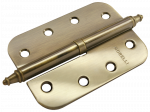 Петля стальная скругленная MS-C 100X70X2.5 ABR бронза