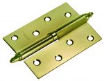 Петля стальная MS 100X70X2.5 L AB, бронза