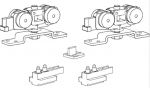 Комплект ролик-стопор ECO SLIDING SET 1 60 кг