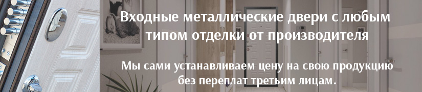 Двери входные металлические