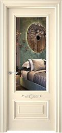 Интерне Доорс Монарх Слоновая кость зеркало