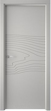 Интерне Доорс Гринвуд 2 RAL 7047 ПГ