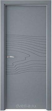 Интерне Доорс Гринвуд 2 RAL 7040 ПГ